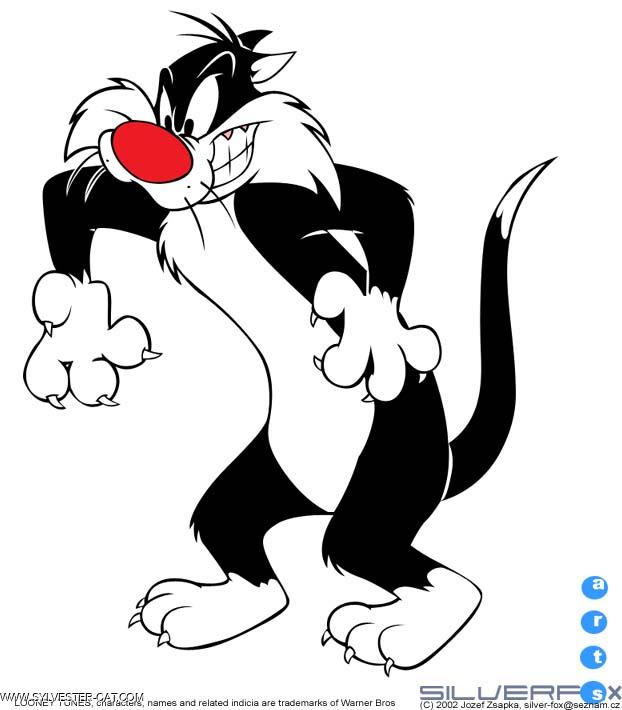 free clipart sylvester the cat - photo #18